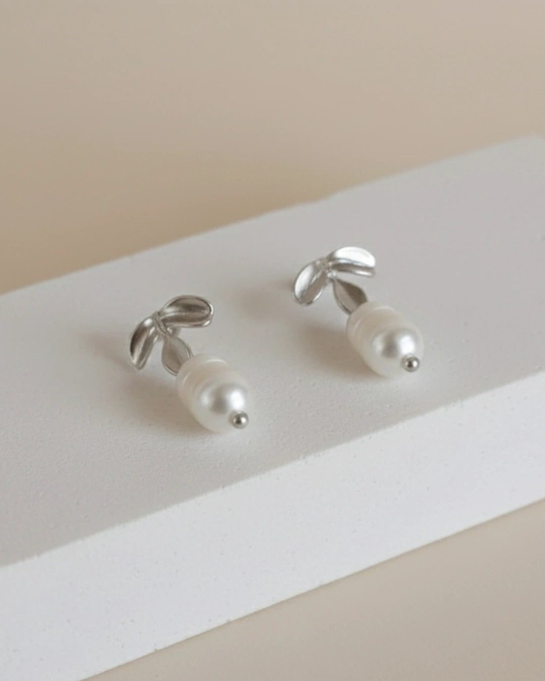 Aros Brote plata - ZAFFI joyas