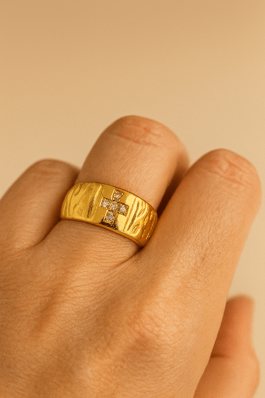Anillo Cruz - ZAFFI JOYAS