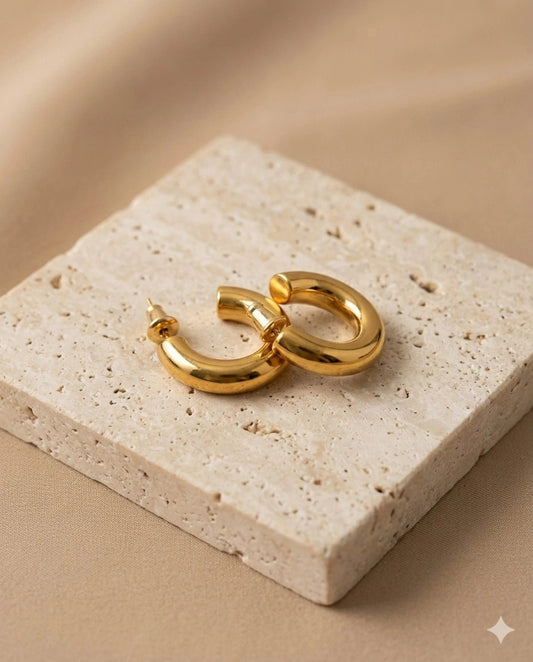 Argollas Clásicas Gruesas S - ZAFFI joyas