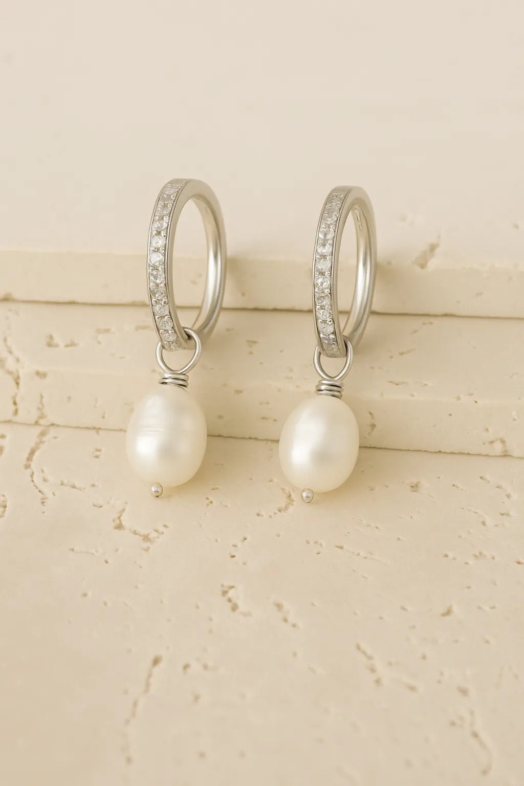 Aros Lia Plata M - ZAFFI joyas