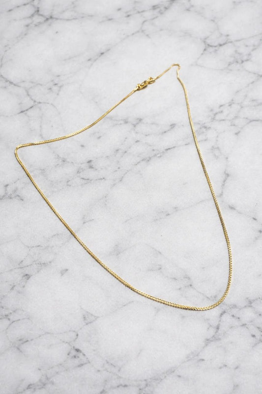 Cadena Delgada Oro Amarillo - ZAFFI joyas