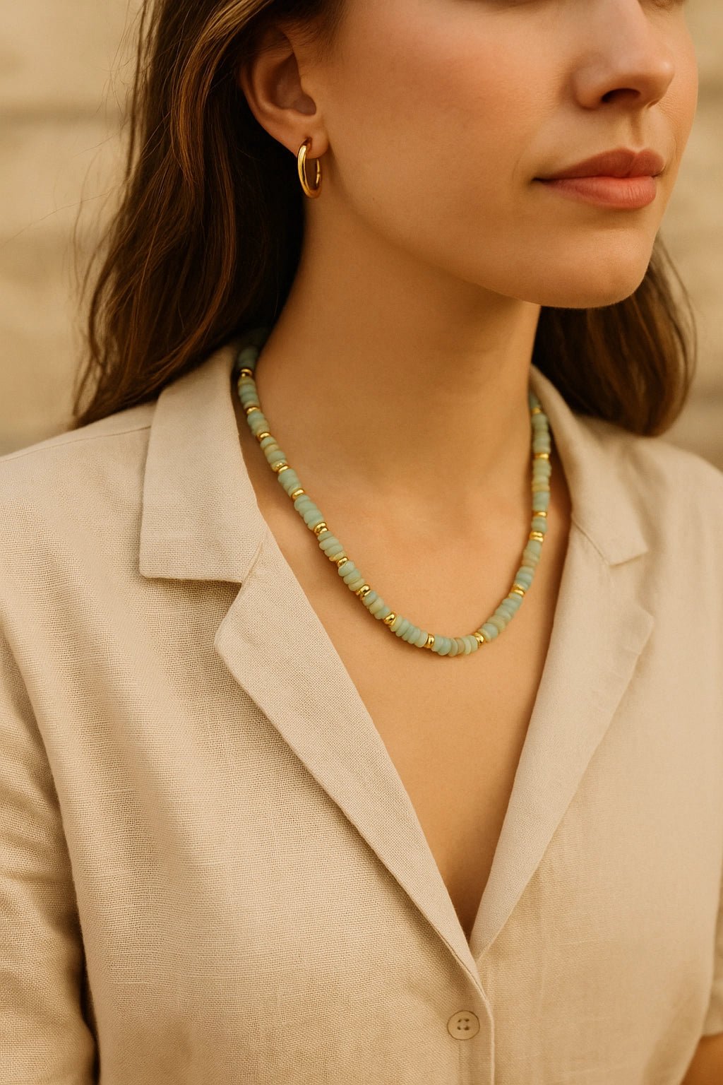 Collar Ayax verde - ZAFFI joyas