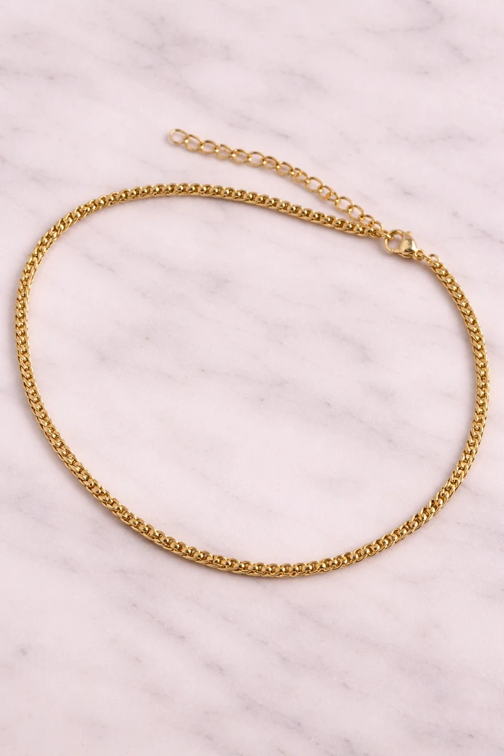 Collar cadena circunferencias Oro - ZAFFI joyas