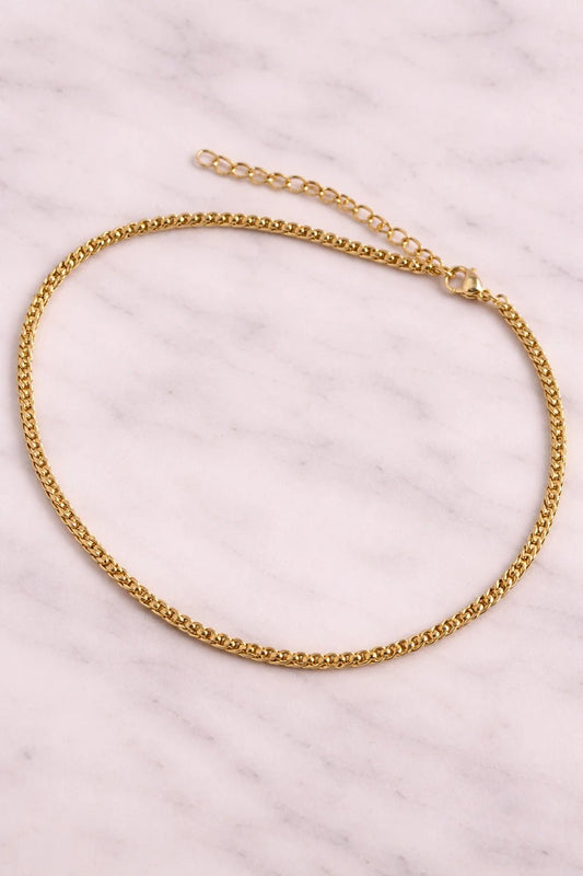 Collar cadena circunferencias Oro - ZAFFI joyas