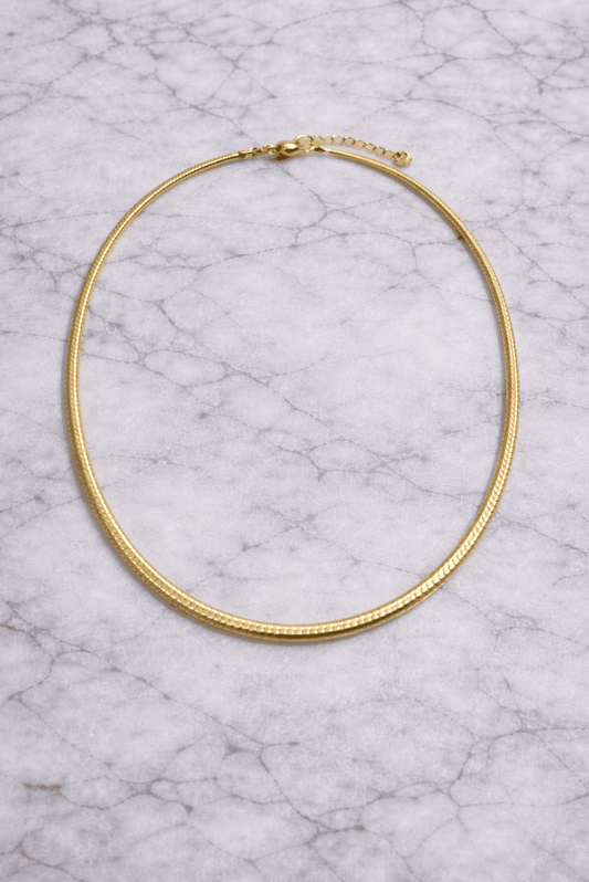 Collar Cadena mostasillas Oro - ZAFFI joyas