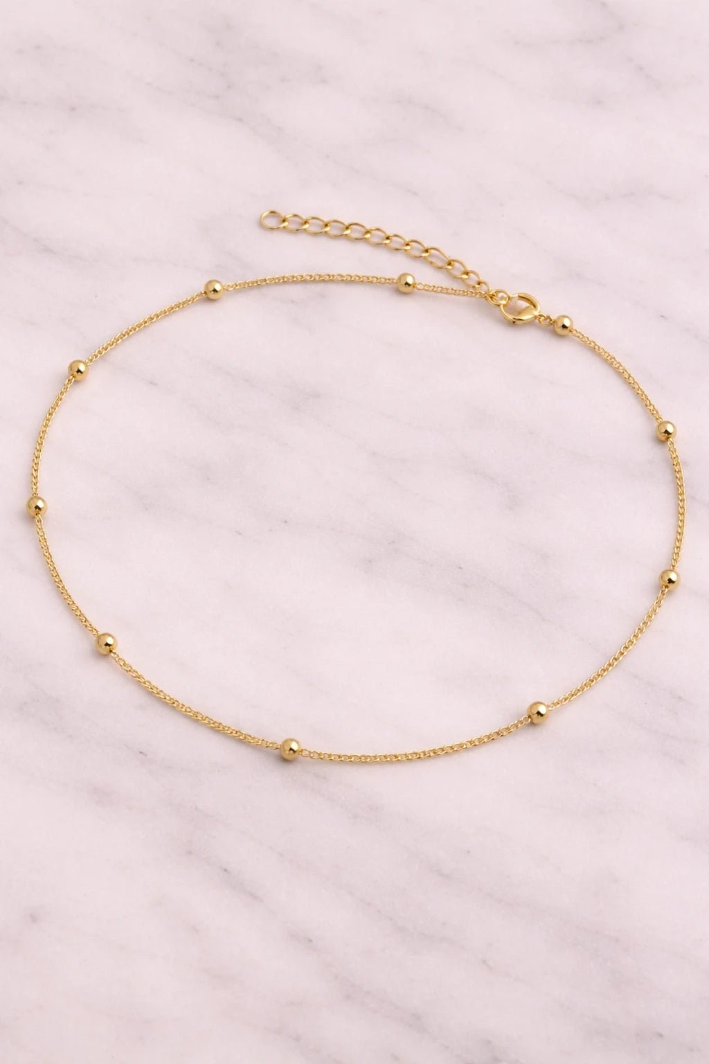 Collar cadena pelotitas Oro - ZAFFI joyas