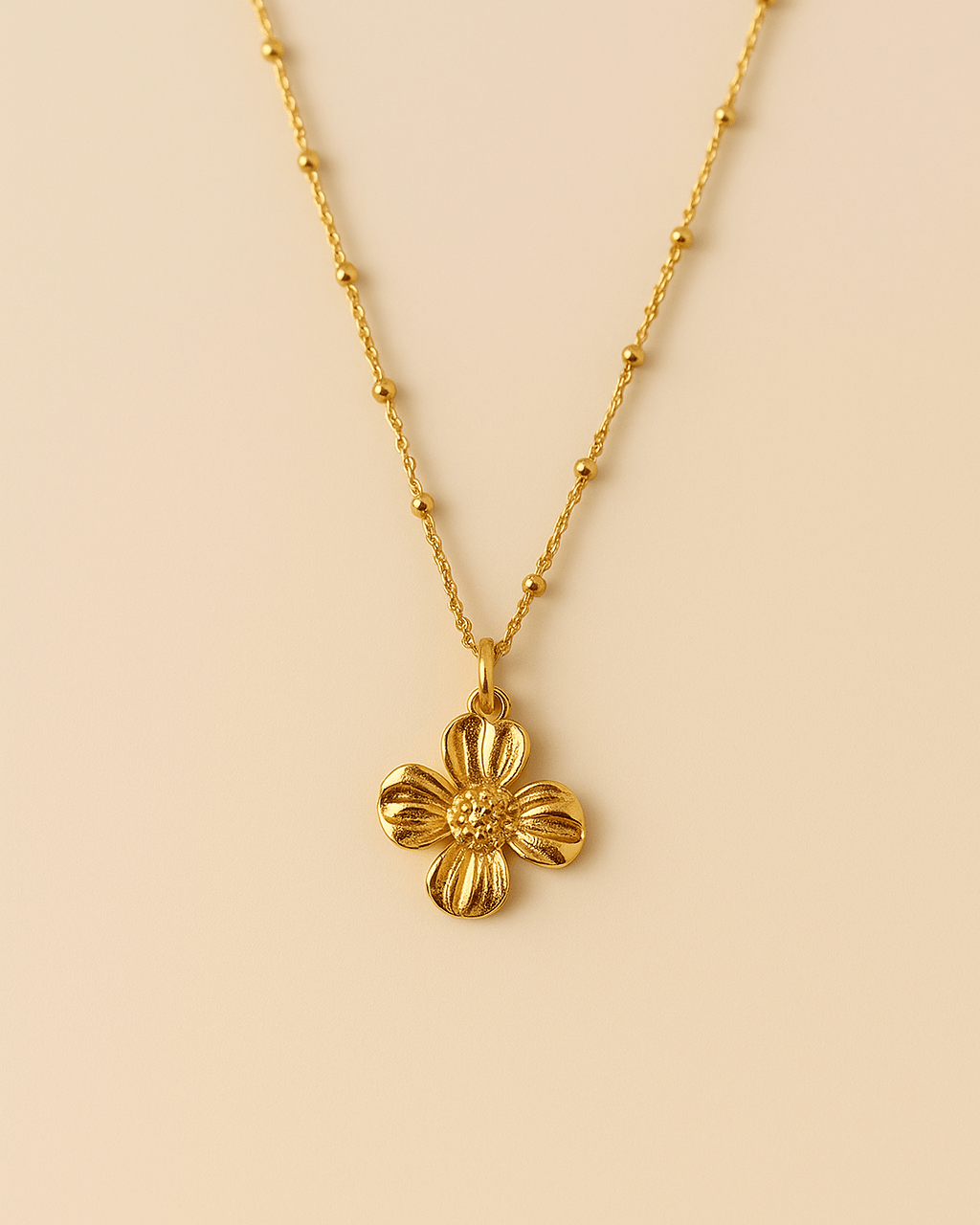Collar Gardenia oro - ZAFFI joyas